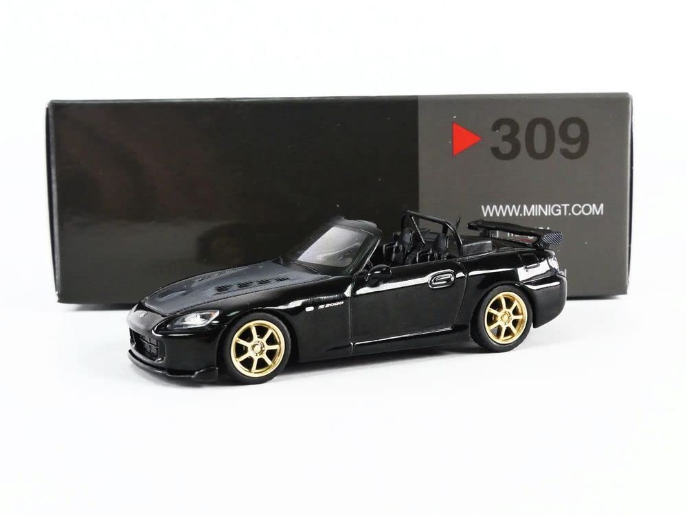 Mini Gt 309 1:64 Honda S2000 Mugen Berlina Black Model Araba